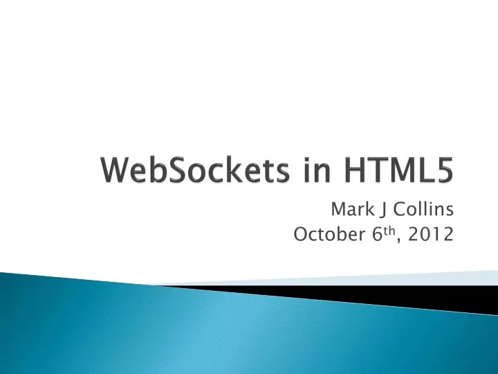 websockets in html5