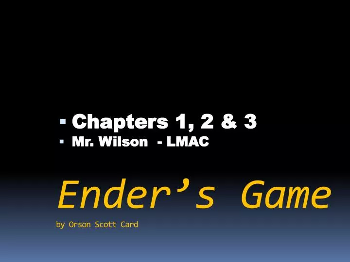 ender s game by orson scott card