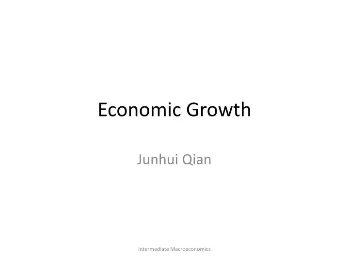 economic growth
