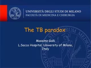 The TB paradox