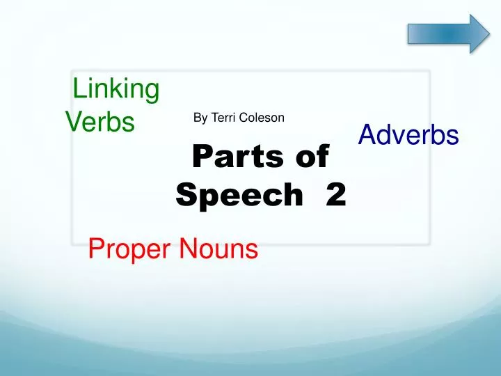 parts of speech 2