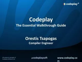 Codeplay The Essential Walkthrough Guide