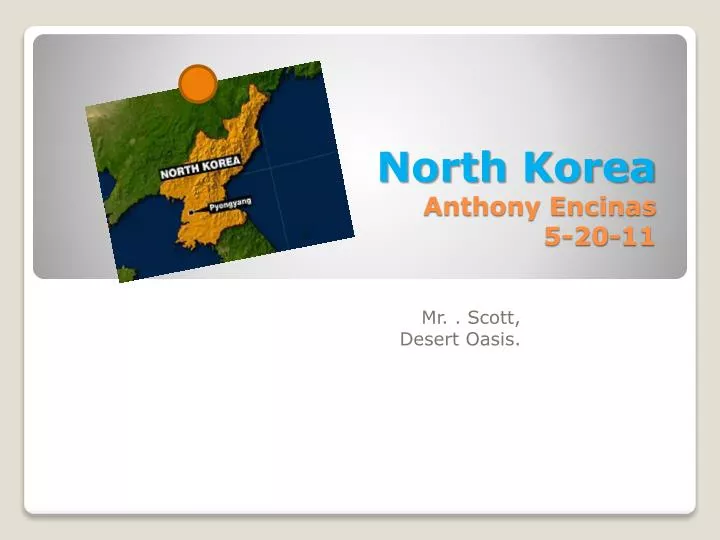 north korea anthony encinas 5 20 11