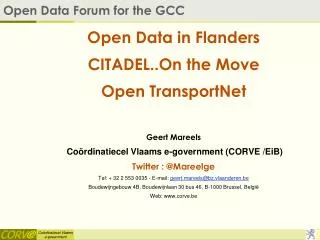 Open Data Forum for the GCC