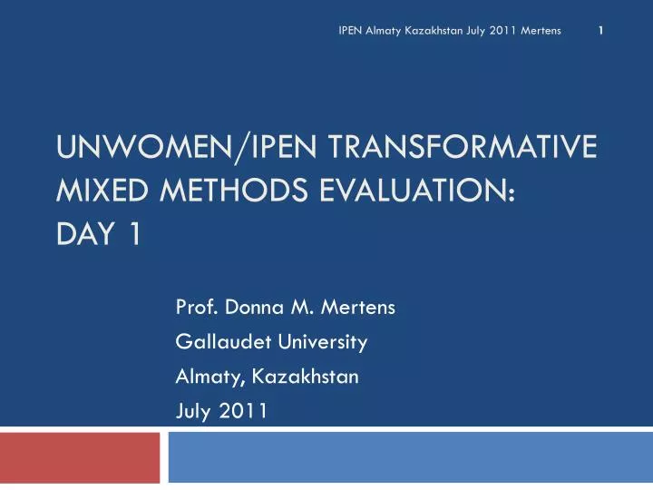 unwomen ipen transformative mixed methods evaluation day 1