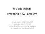 HIV and Aging: a Time for a New Paradigm - slide 1