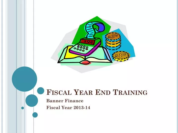 fiscal year end training