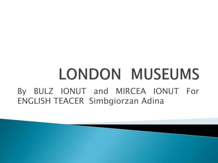 london museums
