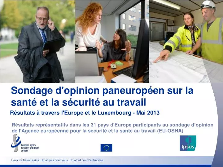 sondage d opinion paneurop en sur la sant et la s curit au travail