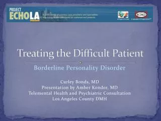 Treating the Difficult Patient