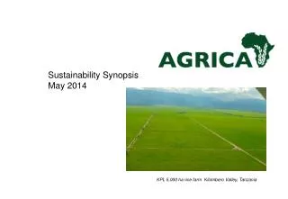 Sustainability Synopsis May 2014