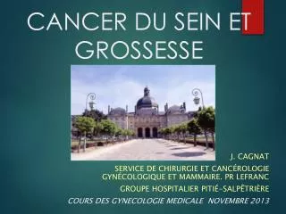 cancer du sein et grossesse