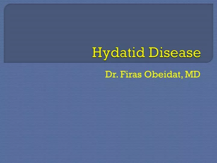 hydatid disease