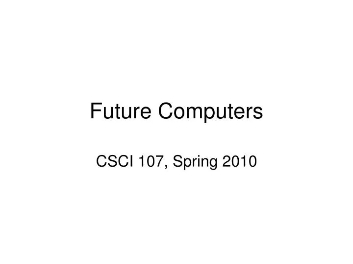 future computers