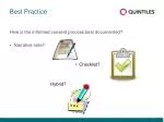 Best Practices for Documenting the Informed Consent Process in Clinical Studies - slide 1