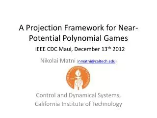 A Projection Framework for Near-Potential Polynomial Games
