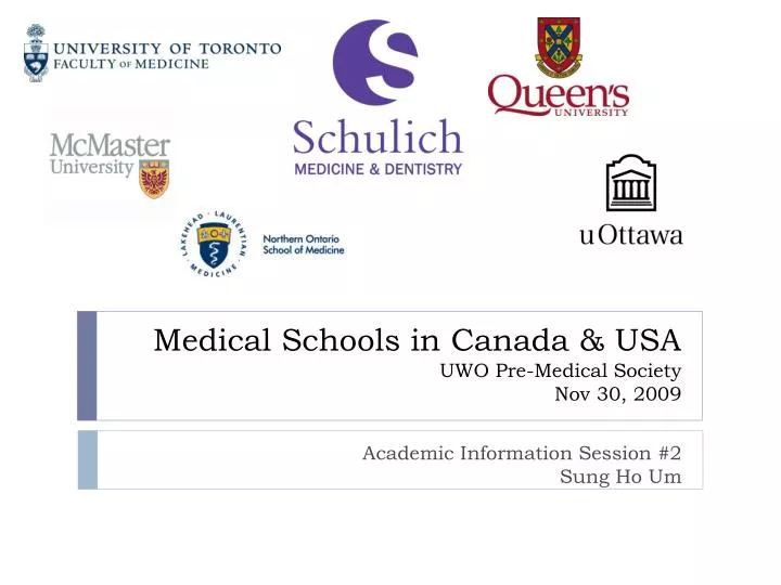 medical schools in canada usa uwo pre medical society nov 30 2009