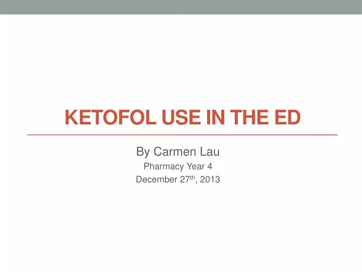 ketofol use in the ed