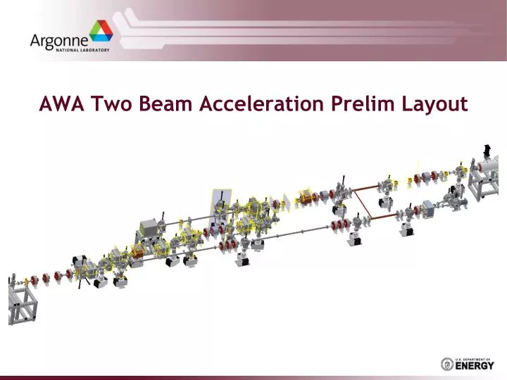 awa two beam acceleration prelim layout