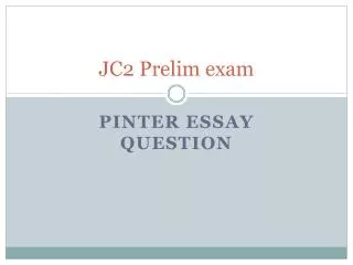 JC2 Prelim exam