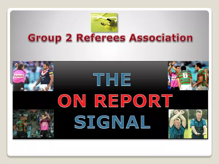 group 2 referees association
