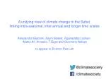 Understanding Climate Change in the Sahel: Integrating Oceanic Influences Across Time Scales - slide 1