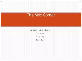 The Med Corner