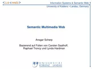 Semantic Multimedia Web