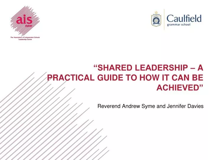 shared leadership a practical guide to how it can be achieved