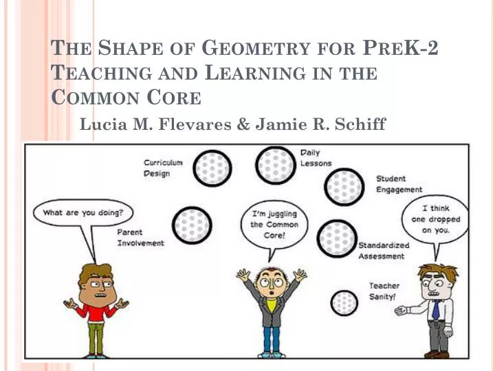 the shape of geometry for prek 2 teaching and learning in the common core