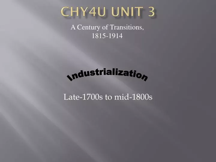 chy4u unit 3