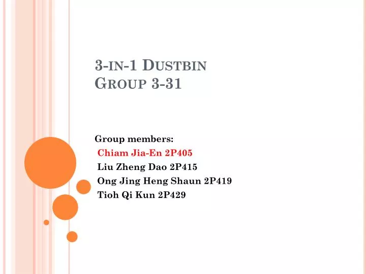 3 in 1 dustbin group 3 31