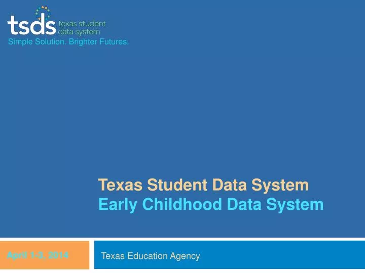 texas student data system early childhood data system