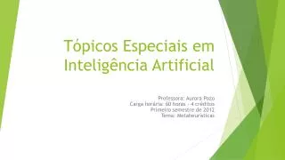 t picos especiais em intelig ncia artificial