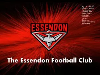 The Essendon Football Club
