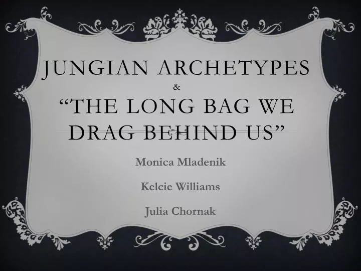 jungian archetypes the long bag we drag behind us