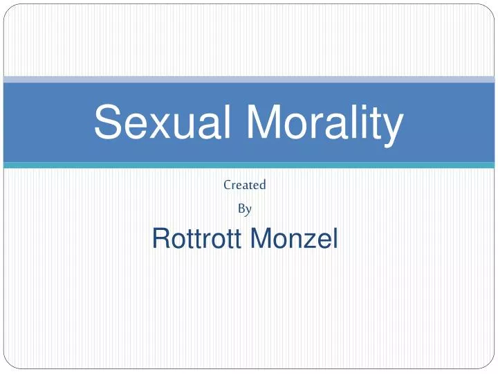 sexual morality