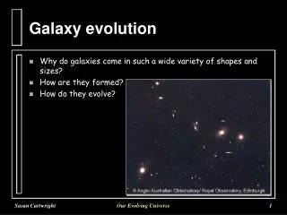 Galaxy evolution