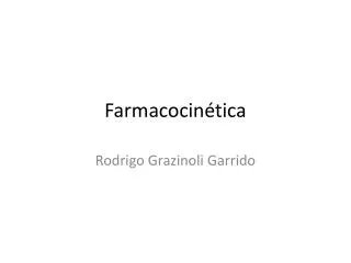 farmacocin tica