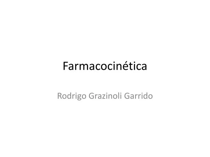 farmacocin tica