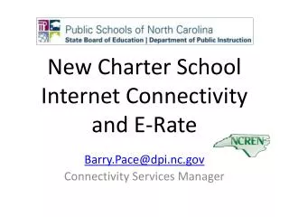 New Charter School Internet Connectivity and E-Rate