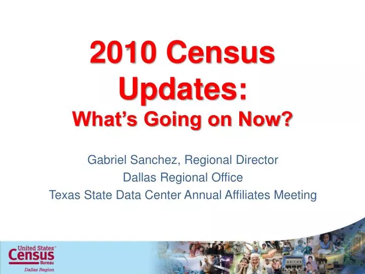 2010 census updates what s going on now