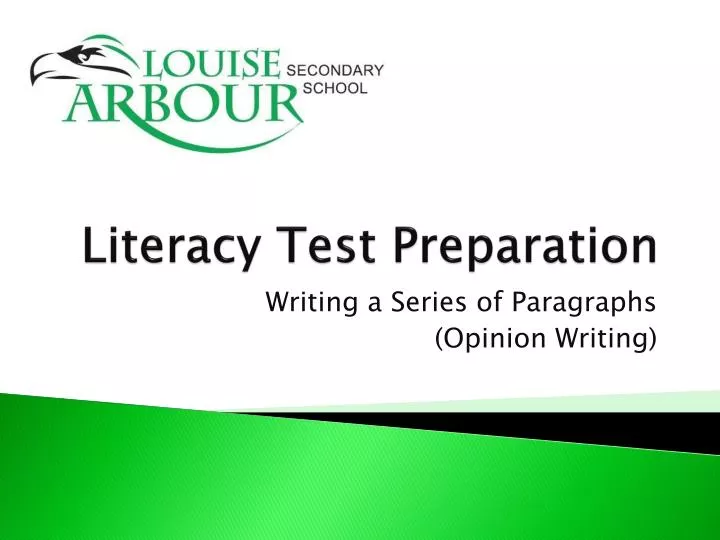 literacy test preparation