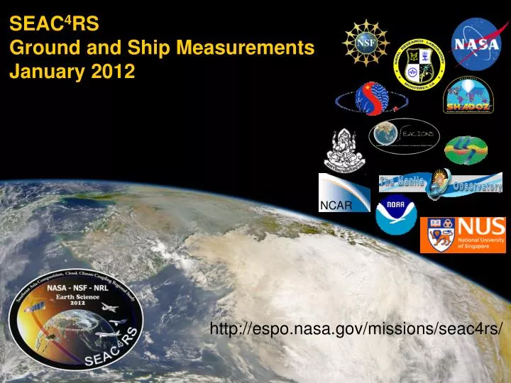 seac 4 rs ground and ship measurements january 2012