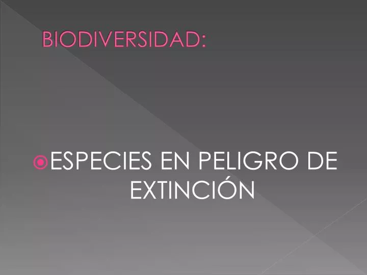 biodiversidad