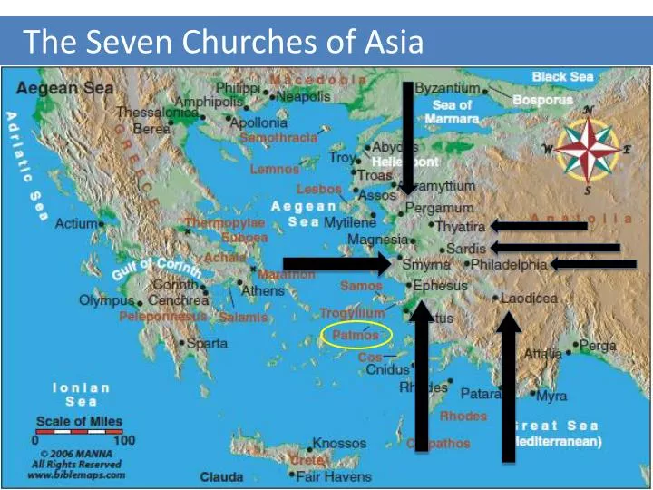 the seven churches of asia