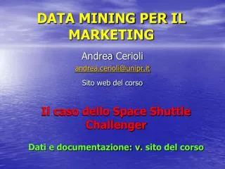 data mining per il marketing