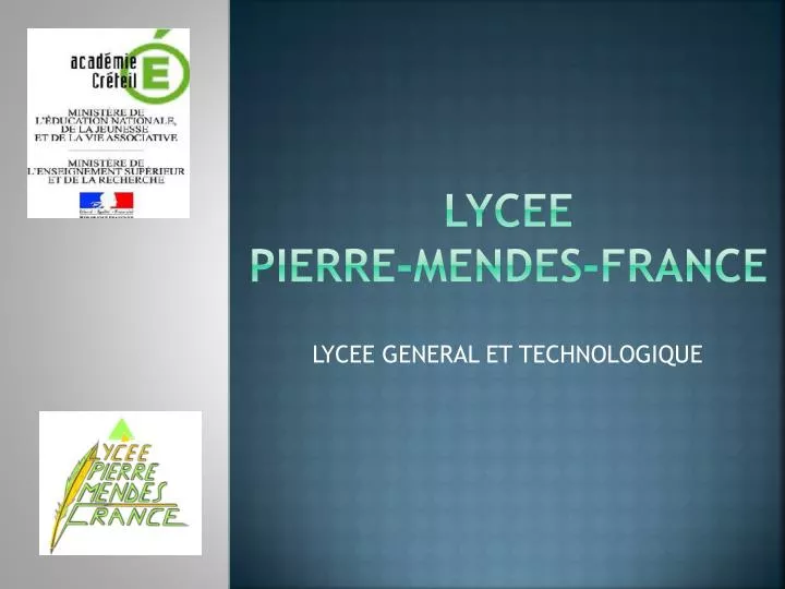 lycee pierre mendes france