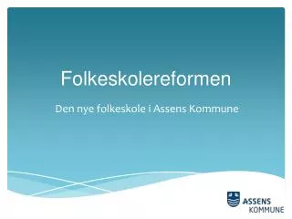 folkeskolereformen
