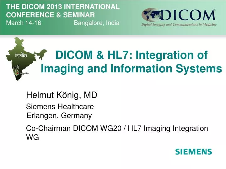 dicom hl7 integration of imaging and information systems